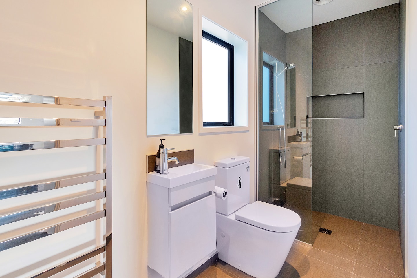 Sleep-out bathroom