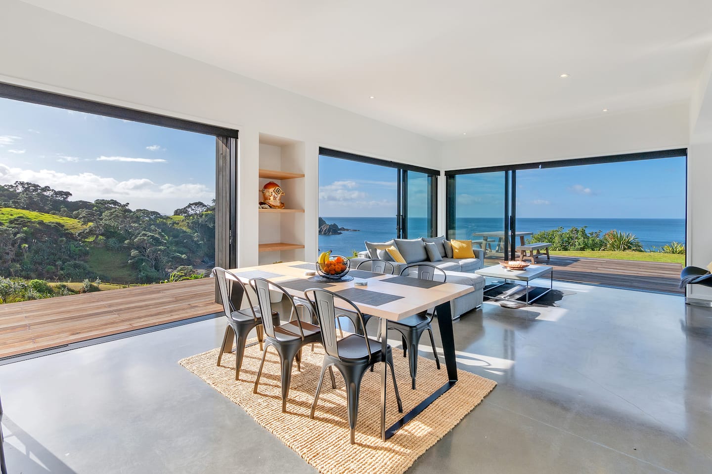 Open-plan living area